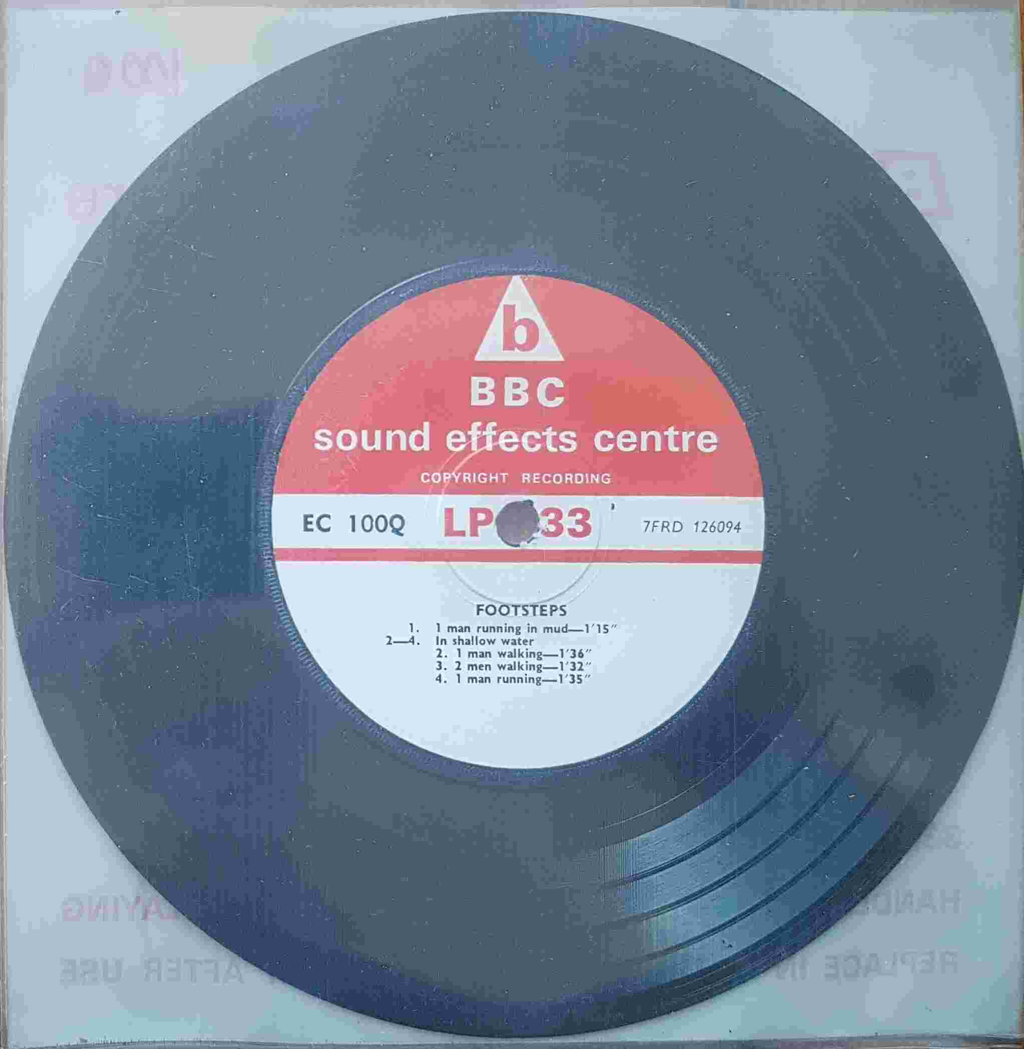 Picture of EC 100Q Footsteps by artist Not registered from the BBC records and Tapes library